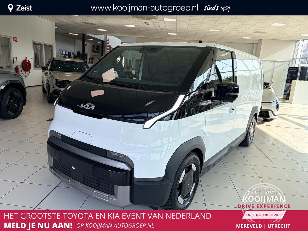 Kia PV5 - Cargo L2H1 3D Elite Executive 71.2 kWh | Direct leverbaar | 1000 euro ex btw voordeel |  F - AutoWereld.nl