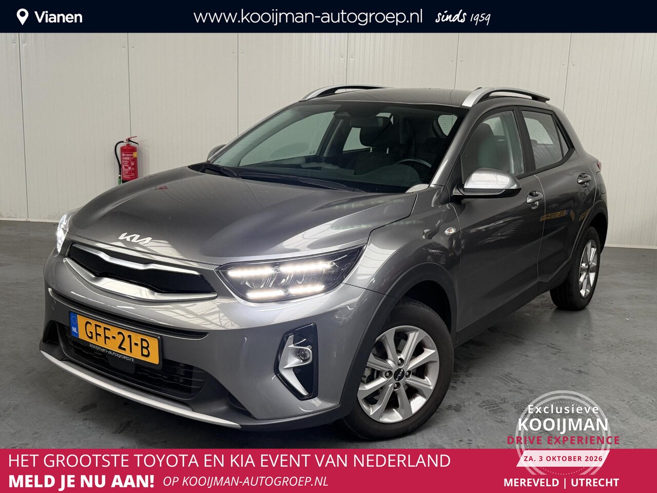 Kia Stonic - 1.0 T-GDi MHEV DynamicLine NL Auto, slechts 27663km, zeer nette uitvoering, 1e eigenaar - AutoWereld.nl