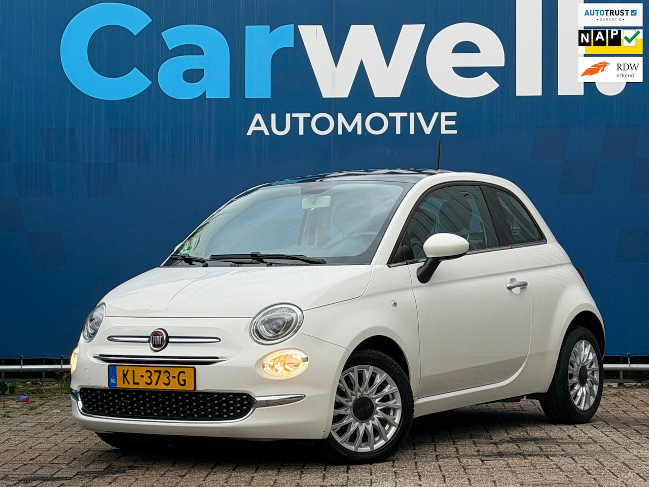 Fiat 500 - 0.9 TwinAir Turbo Lounge|2e Eigenaar|Airco|Pano|Carplay|Bleutooth|PDC|LMV|ElektrischeRamen - AutoWereld.nl