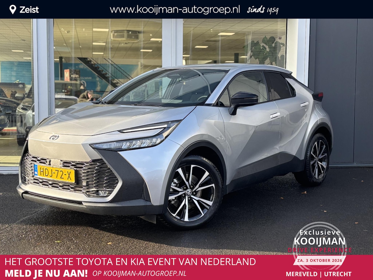 Toyota C-HR - 2.0 Plug-in Hybrid 220 Dynamic | LM Velgen | Navigatie | Virtual Cockpit | Achteruitrijcam - AutoWereld.nl
