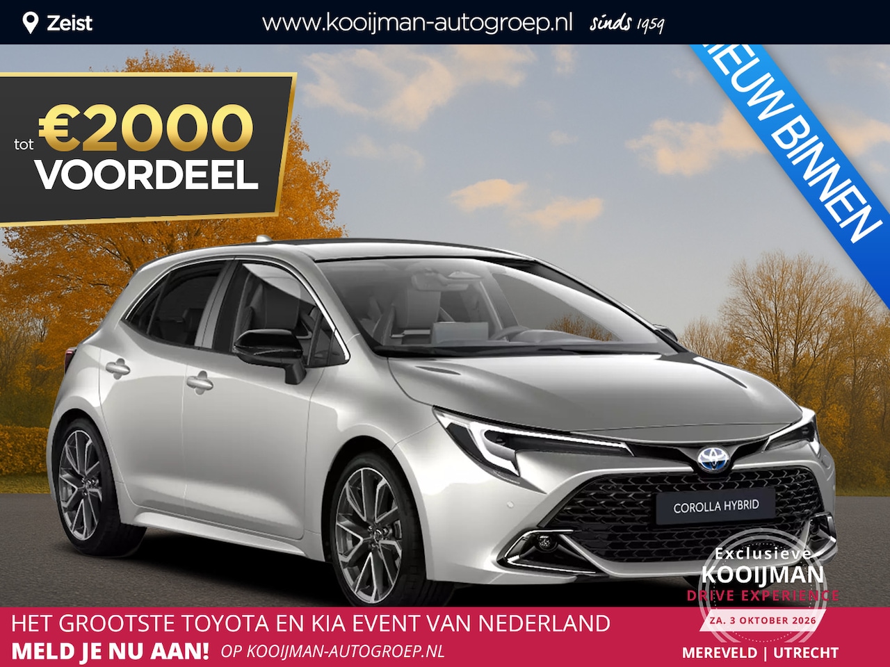 Toyota Corolla - Private lease vanaf € 499,- Hybrid 140 Comfort Private lease vanaf € 499,- ! Op basis van - AutoWereld.nl