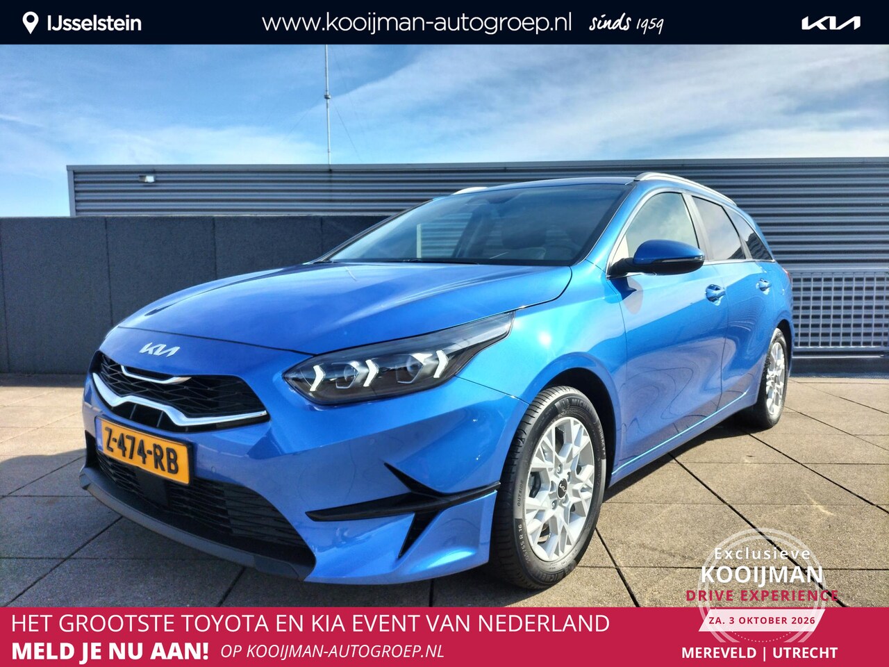 Kia Cee'd Sportswagon - Ceed 1.0 T-GDi DynamicPlusLine NETTO DEAL!! FAMILIE- VAKANTIEAUTO MET TREKHAAK - AutoWereld.nl