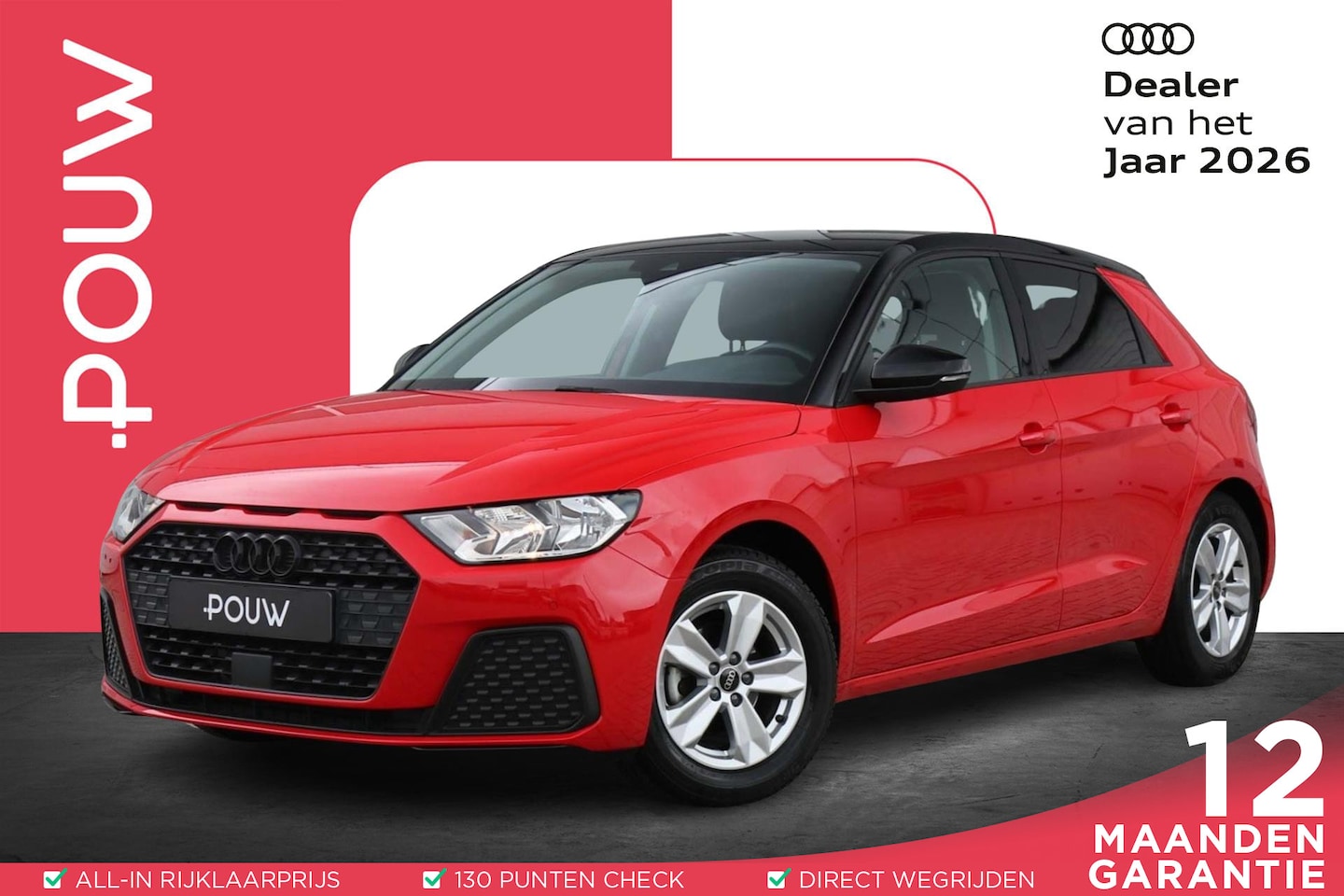 Audi A1 Sportback - 25 TFSI 95pk Pro Line | Stoelverwarming | Parkeersensoren | Cruise Control | Apple Carplay - AutoWereld.nl