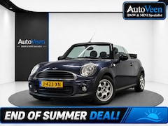 MINI Cabrio - 1.6 One Salt (STOELVERWARMING, NAVI, HALF LEDER, PARKEERSENSOREN, GOED ONDERHOUDEN)