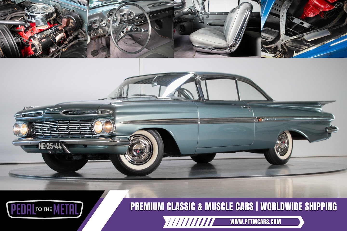 Chevrolet Impala - Coupe | 283 V8 | 3-Speed | Original European Export Vehicles - AutoWereld.nl