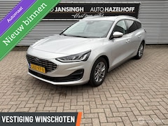 Ford Focus Wagon - 1.0 EcoBoost Hybrid Titanium Automaat | PDC V+A | Navi | Cruise | LED |