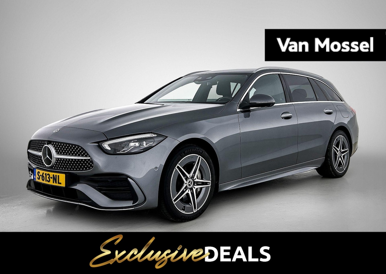Mercedes-Benz C-klasse Estate - 300 e AMG Line | Ambient Light | TREKHAAK | Dodehoekdetectie | Memory | 360 graden Camera - AutoWereld.nl