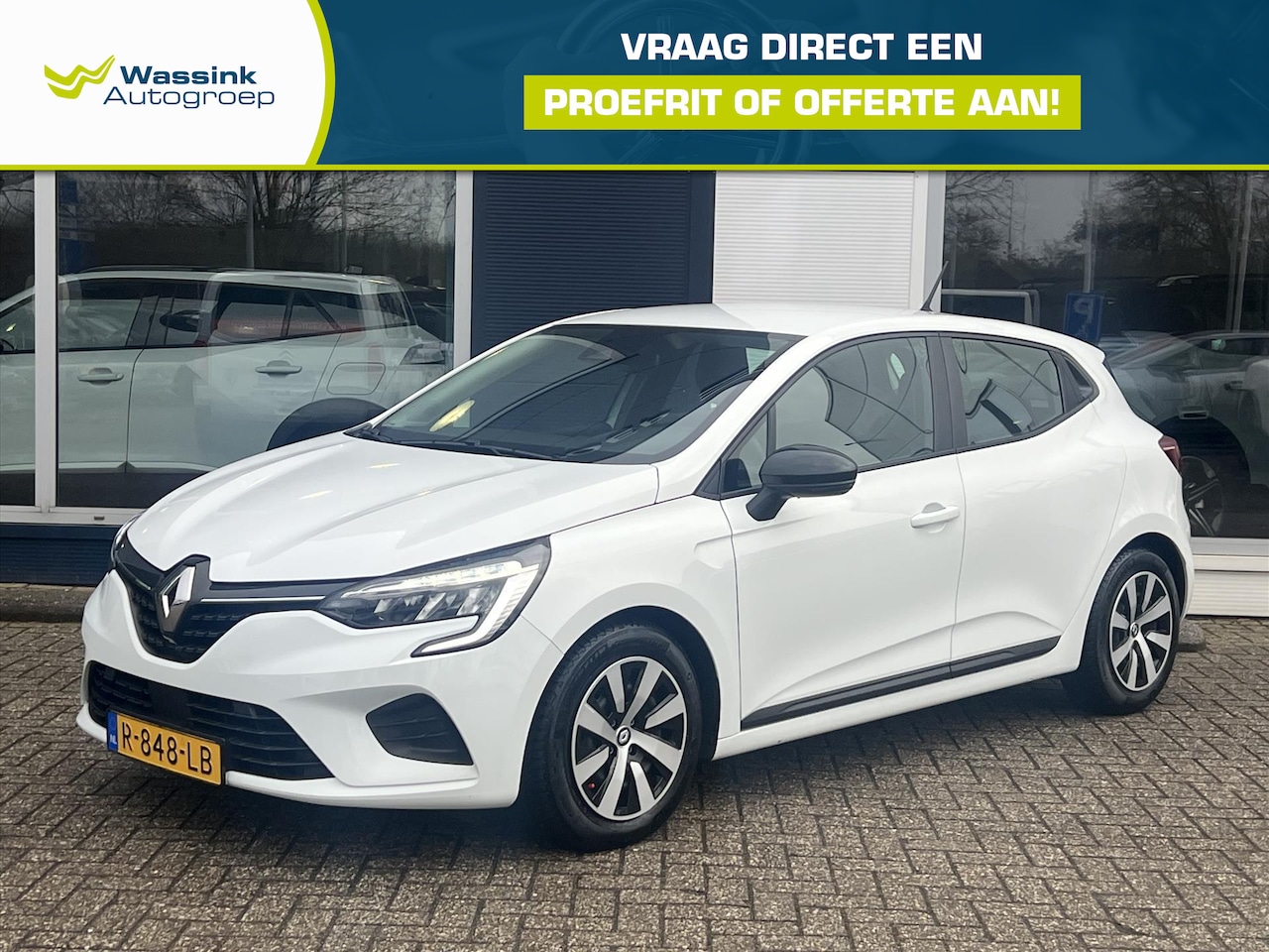 Renault Clio - 1.6 E-Tech Hybrid 145pk Equilibre Navigatie | Cruise Control | parkeersensoren | Apple Car - AutoWereld.nl