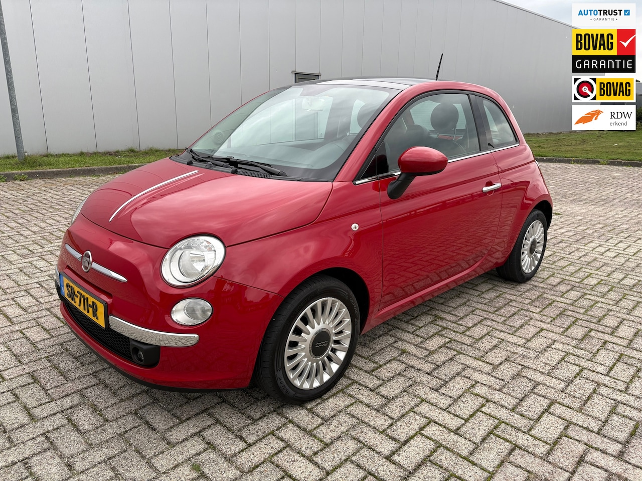 Fiat 500 - 1.2 Lounge 1.2 Lounge , Airco, Centr. vergrendeling , Trekhaak - AutoWereld.nl
