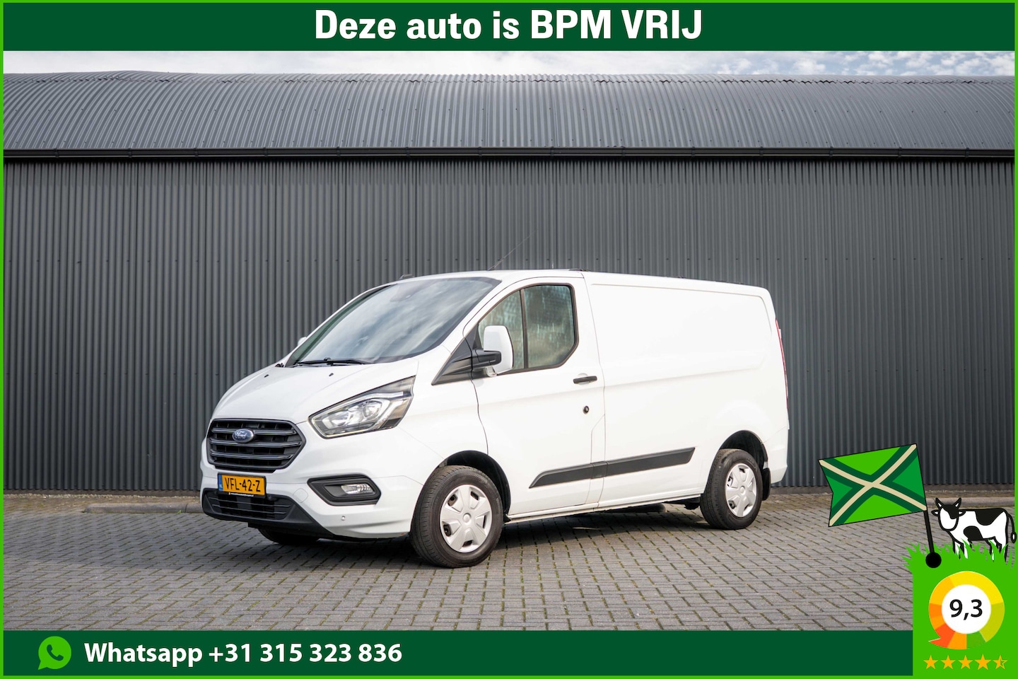 Ford Transit Custom - L1H1 | 3-Zits | 130 PK | Camera | Cruise | PDC | Airco | Trekhaak - AutoWereld.nl