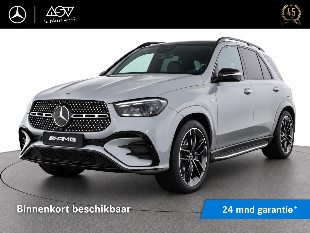 Mercedes-Benz GLE-Klasse - 400 e 4MATIC AMG Line | MANUFAKTUR Alpingrijs | Panorama | 22” AMG | AIRMATIC | Burmester - AutoWereld.nl