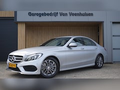 Mercedes-Benz C-klasse - 180 156pk Business Solution AMG-Styling Vol-Leder LED App-Connect 17inch LM Trekhaak A-Cam