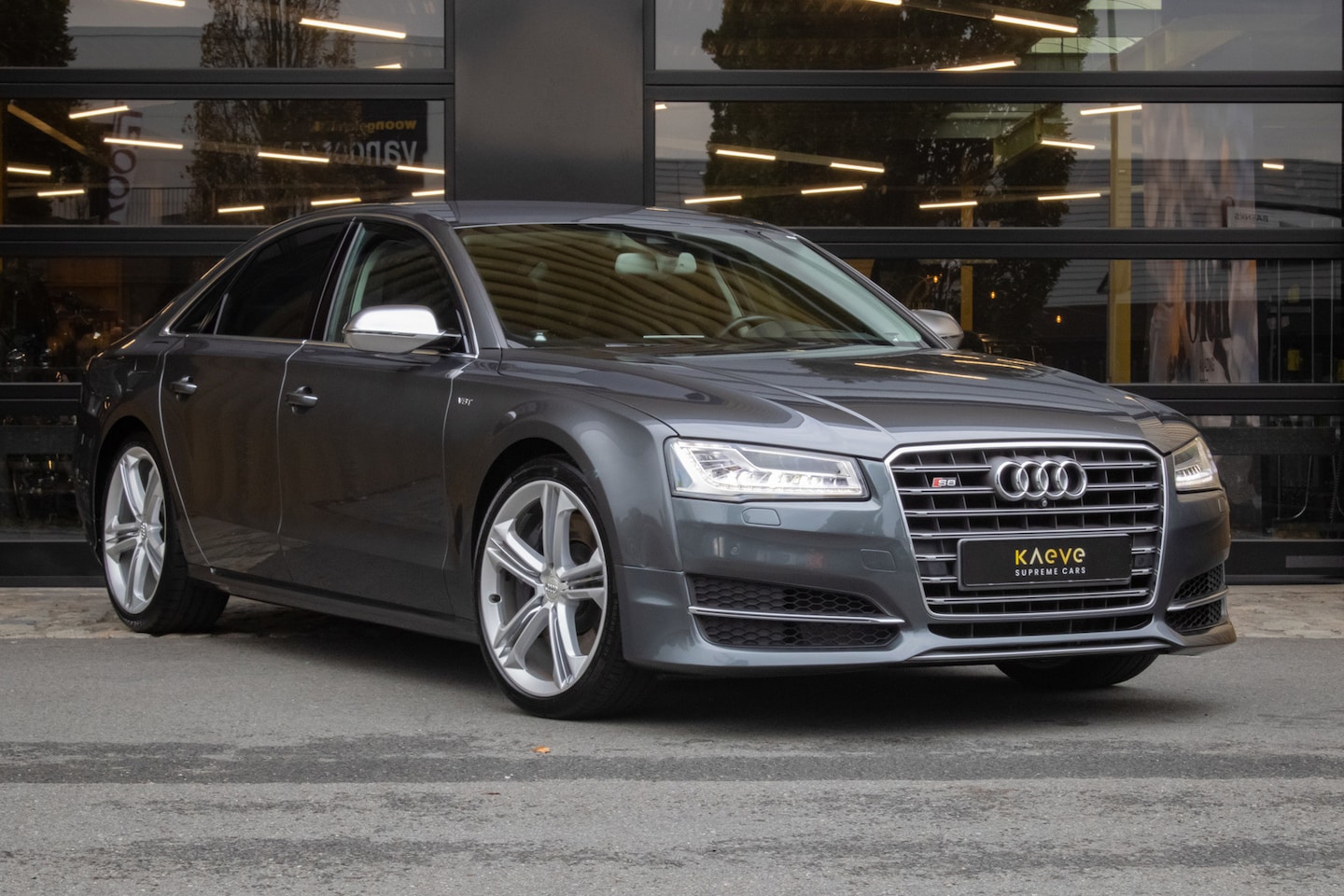 Audi A8 - 4.0 TFSI S8 quattro Pro Line+| B&O | Carbon | Daytona Grey - AutoWereld.nl