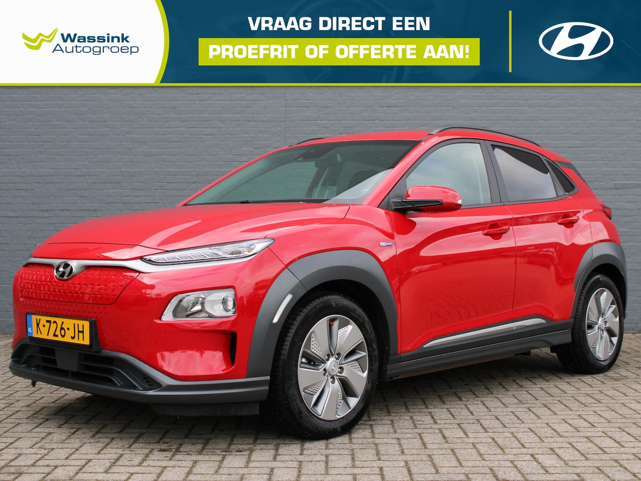Hyundai Kona Electric - EV Fashion 64 kWh SOH 97% | Navigatie | Dode Hoek Detectie | Head-Up Display | Adaptive Cr - AutoWereld.nl