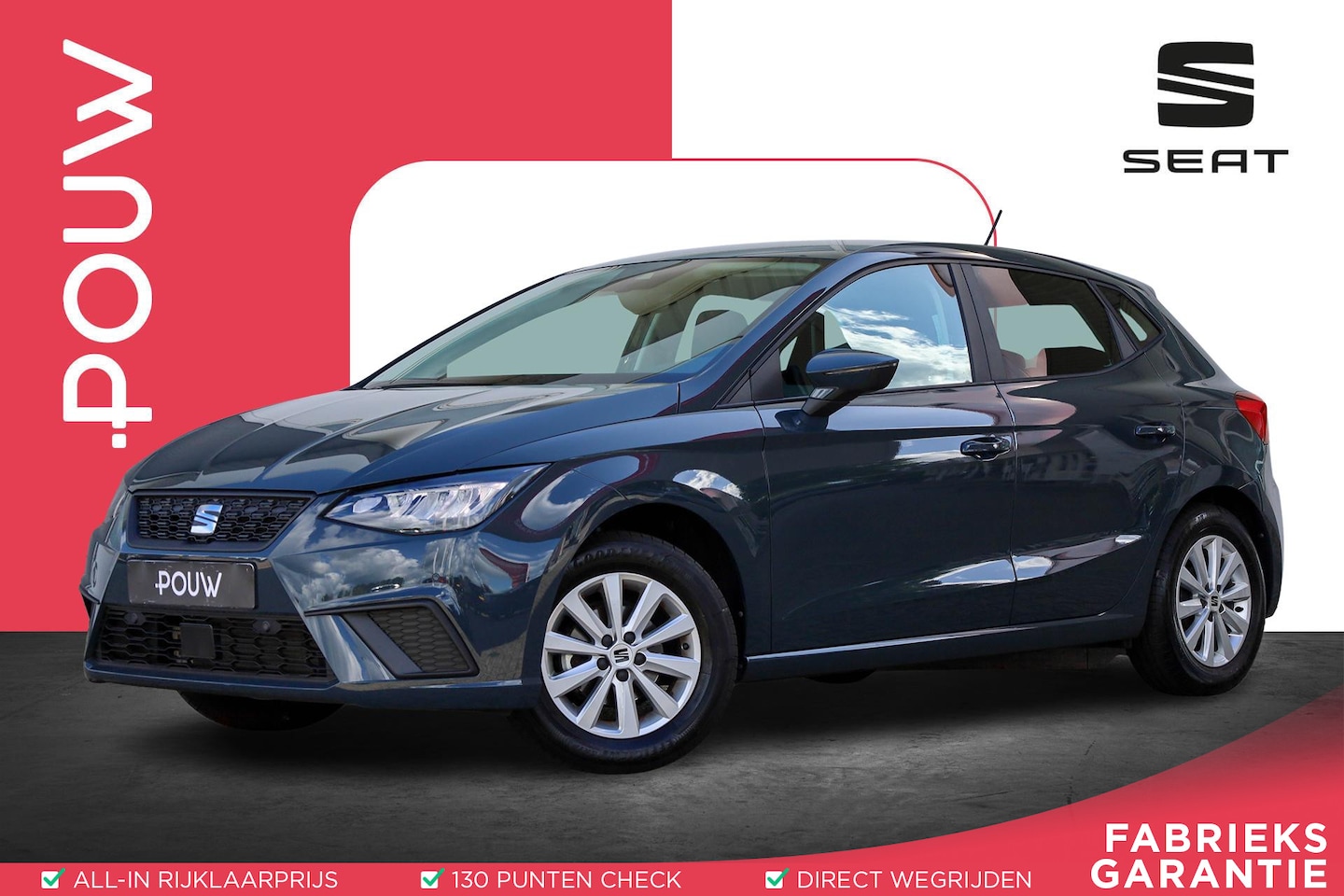 SEAT Ibiza - 1.0 EcoTSI 95pk Style Business Connect | Parkeersensoren | Stoelverwarming | Apple Carplay - AutoWereld.nl