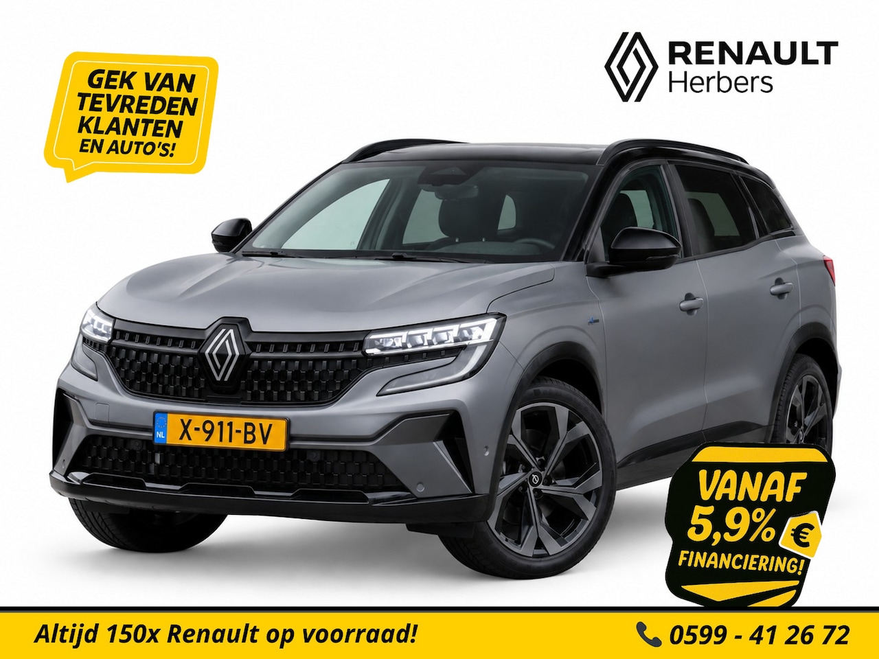 Renault Austral - 1.2 E-Tech full hybrid 200 iconic esprit Alpine HARMAN/KARDON / 360 CAMERA / 4CONTROL / TR - AutoWereld.nl