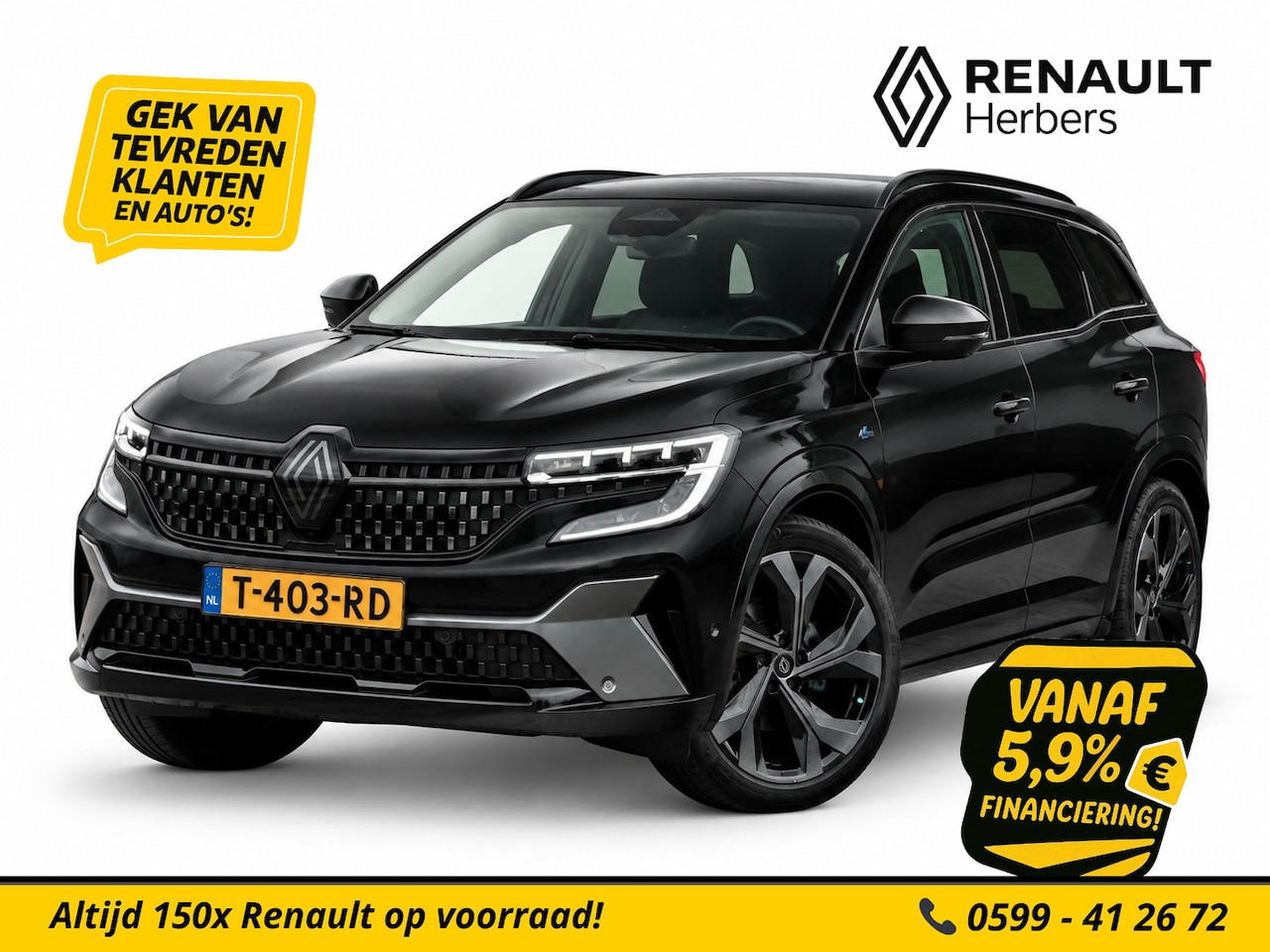 Renault Austral - 1.2 E-Tech full hybrid 200 iconic esprit Alpine SIDESTEPS / TREKHAAK / STOEL/STUUR VERW. / - AutoWereld.nl