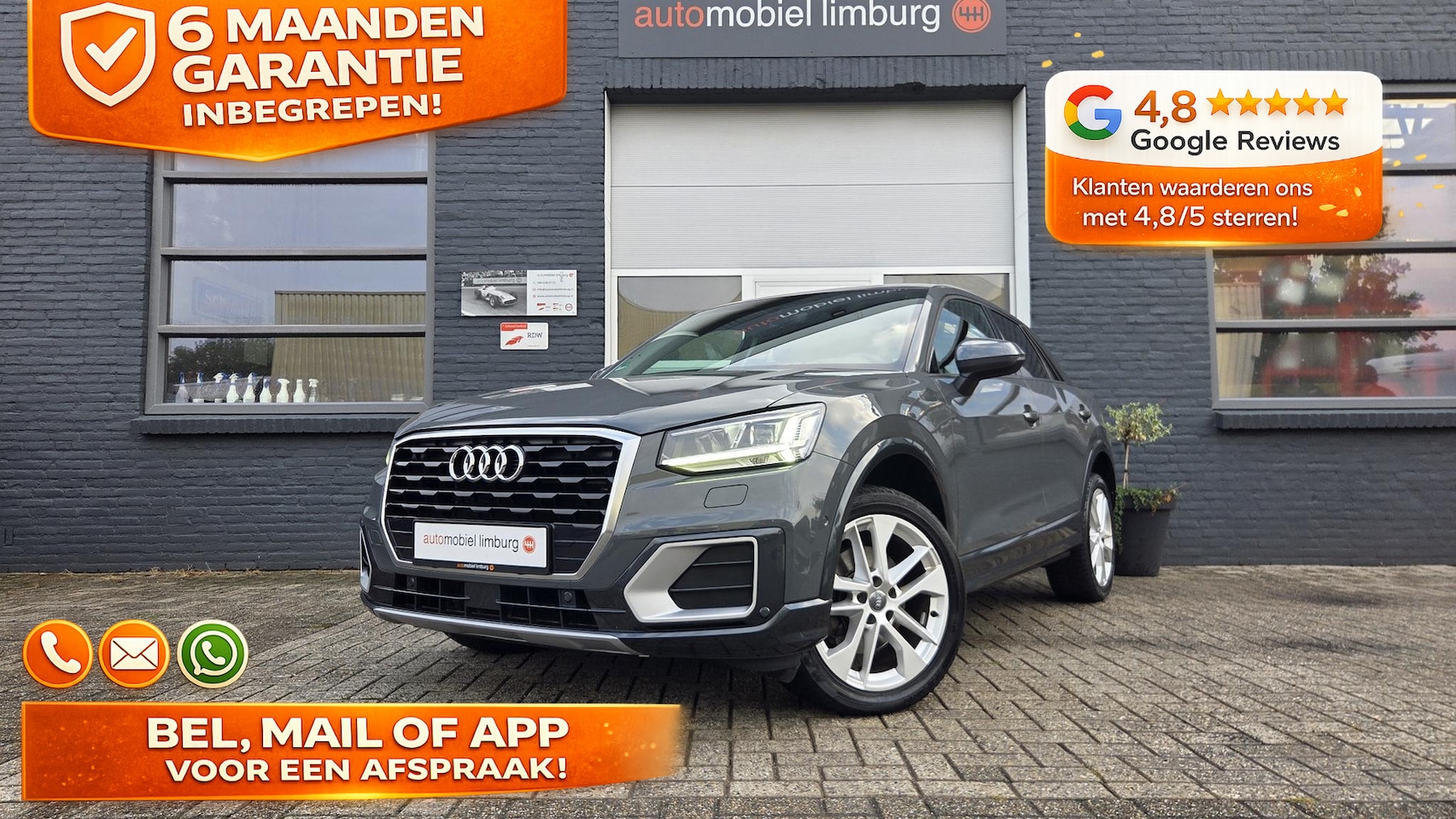 Audi Q2 - 1.0 TFSI Design Ultra | AUTOMAAT | NANOGRIJS | VEEL OPTIES | VOLLEDIGE ONDERHOUDSHISTORIE - AutoWereld.nl
