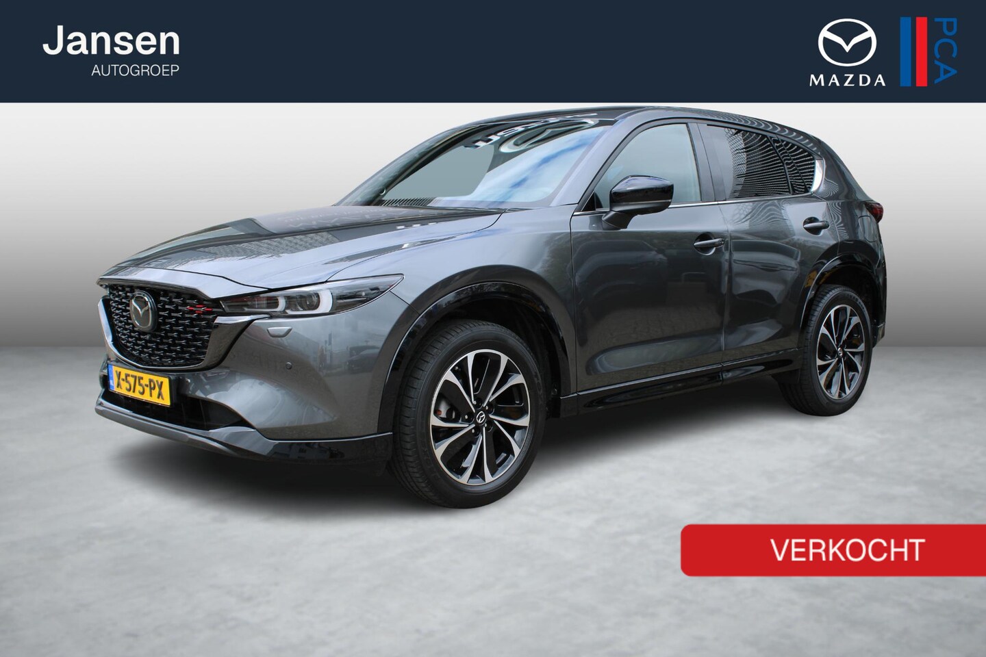 Mazda CX-5 - 2.0 e-SkyActiv-G M Hybrid 165 Homura 2.0 e-SkyActiv-G M Hybrid 165 Homura , Automaat, Comfort Pack, Leder, 360 Camera, Bose, St - AutoWereld.nl
