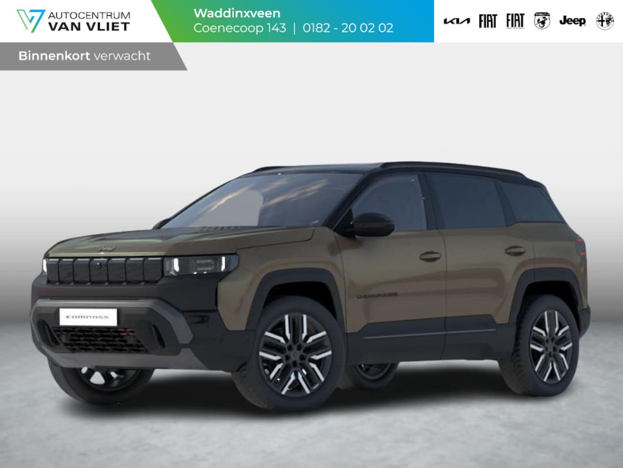 Jeep Compass - Overland 4xe 375pk 96 kWh | Convenience Pack | Driver Assist. Pack | Schuif/Kanteldak | Pr - AutoWereld.nl