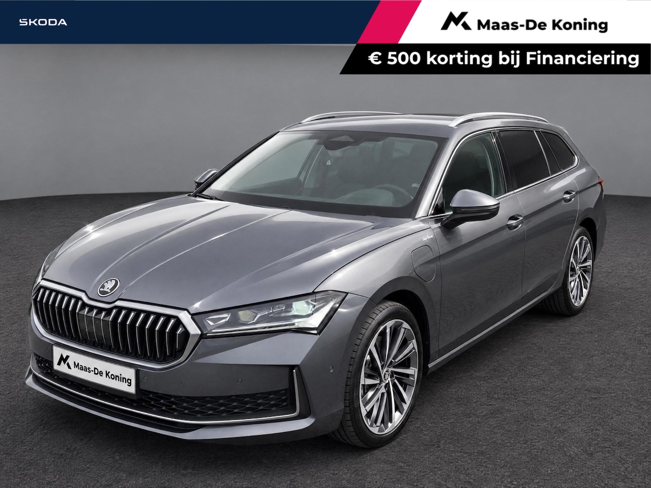 Skoda Superb Combi - 1.5TSI 160kW/218PK PHEV Laurin & Klement · Trekhaak · 360°Camera · Canton sound · Achterba - AutoWereld.nl