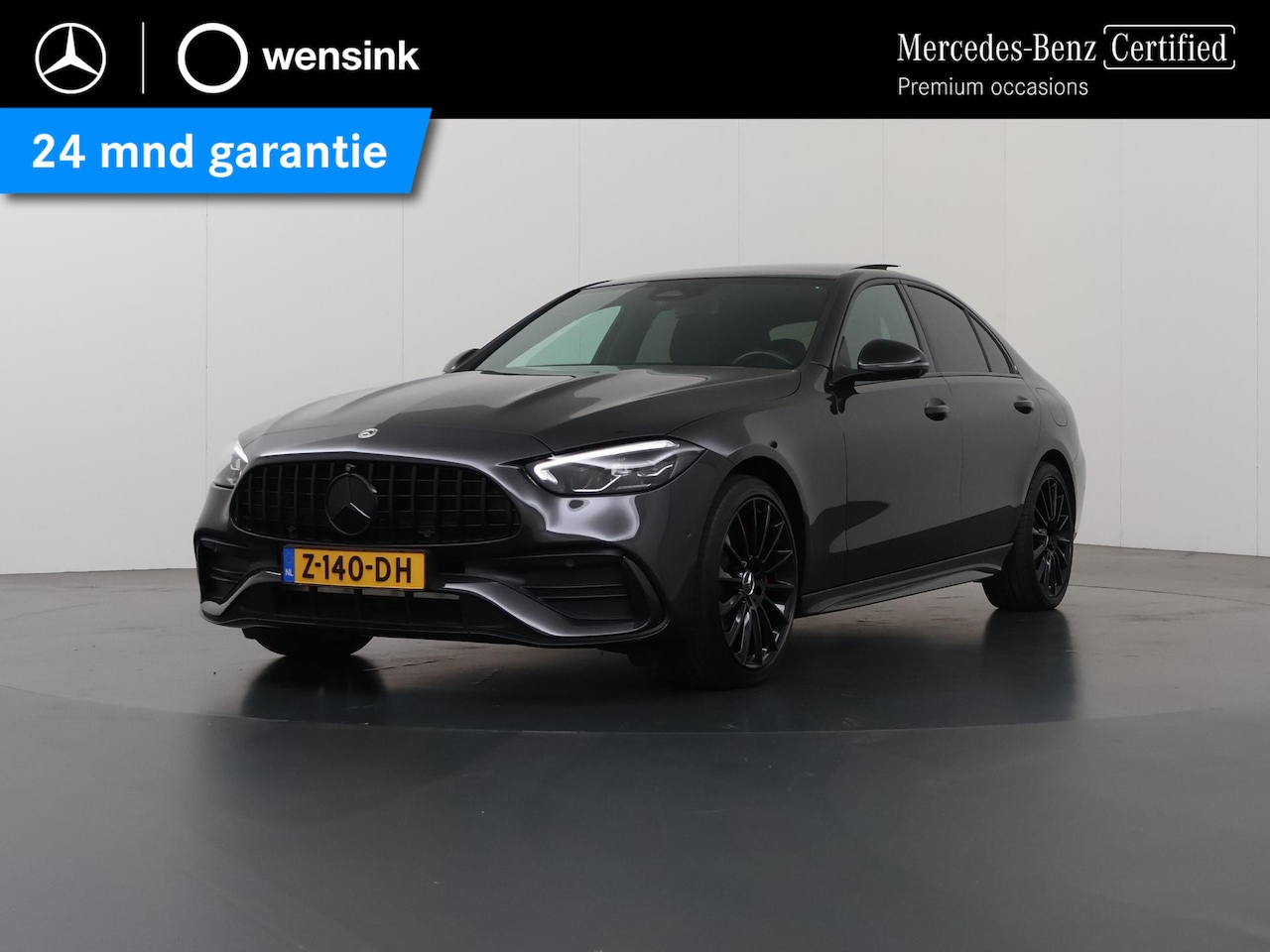 Mercedes-Benz C-klasse - 300 e AMG Line | Panoramadak | Night | Sfeerverlichting | Getint glas | Stoelverwarming | - AutoWereld.nl