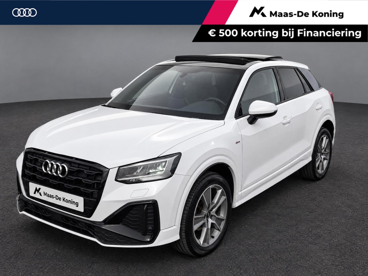 Audi Q2 - 35 TFSI/150PK S Line · Panoramadak · SONOS Audio · Camera · Apple/Android Car Play · Lede - AutoWereld.nl