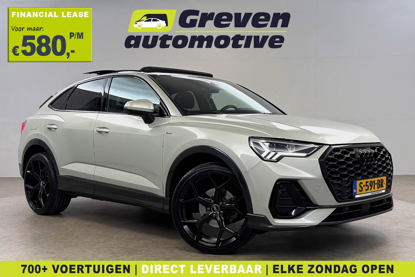 Audi Q3 Sportback - 35 TFSI S-Line | Pano | Virtual | Carplay | Cruise | Navi | LED | Trekhaak | Parkeersens. - AutoWereld.nl