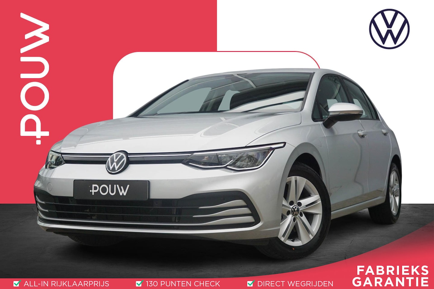 Volkswagen Golf - 1.0 TSI 110pk Life | Apple Carplay & Android Auto | Achteruitrijcamera | Adaptive Cruise - AutoWereld.nl
