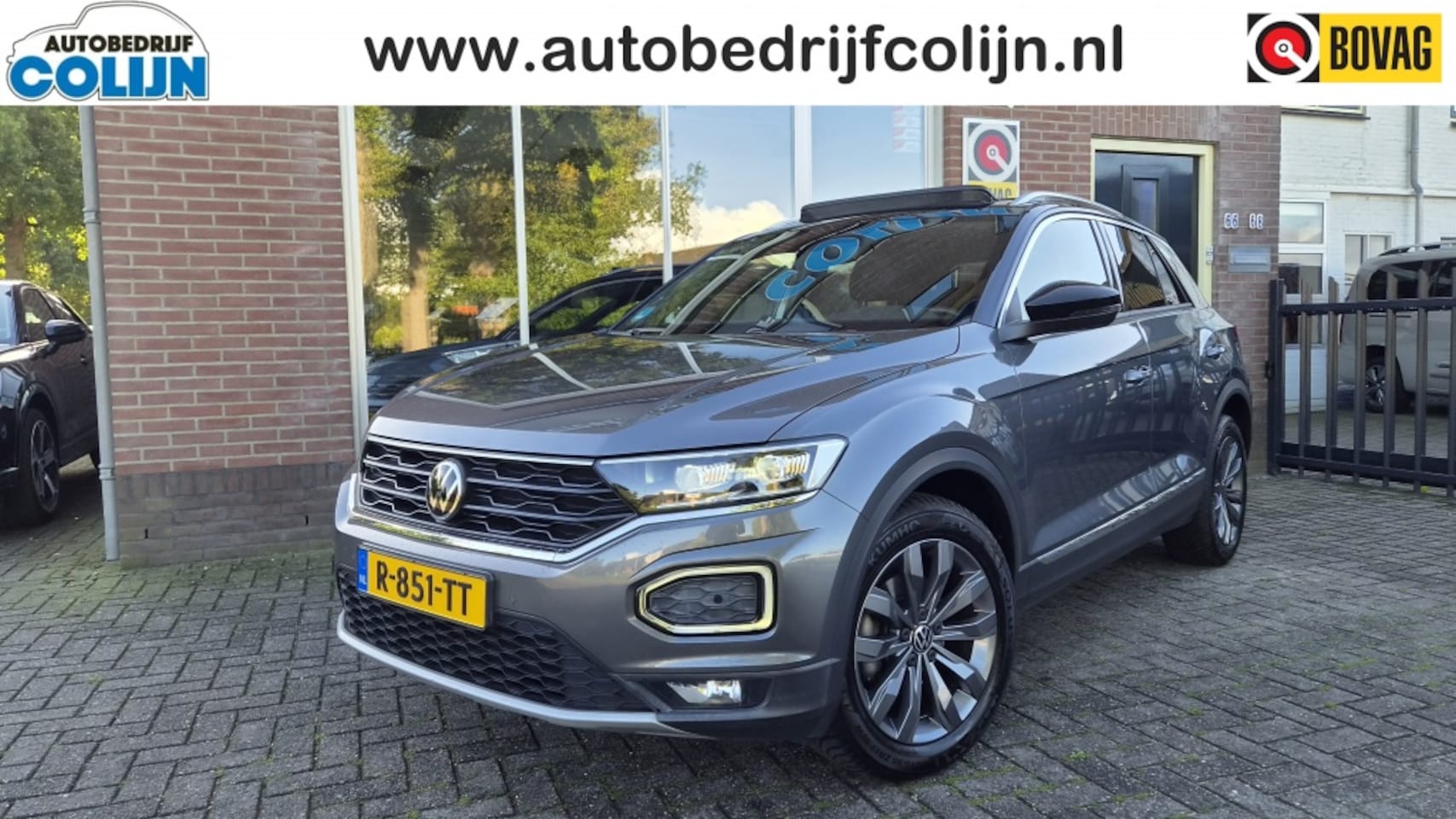 Volkswagen T-Roc - 1.5 TSI Sport 1.5 TSI Sport, Pano, Automaat, BSM, Adpt, Vol! - AutoWereld.nl
