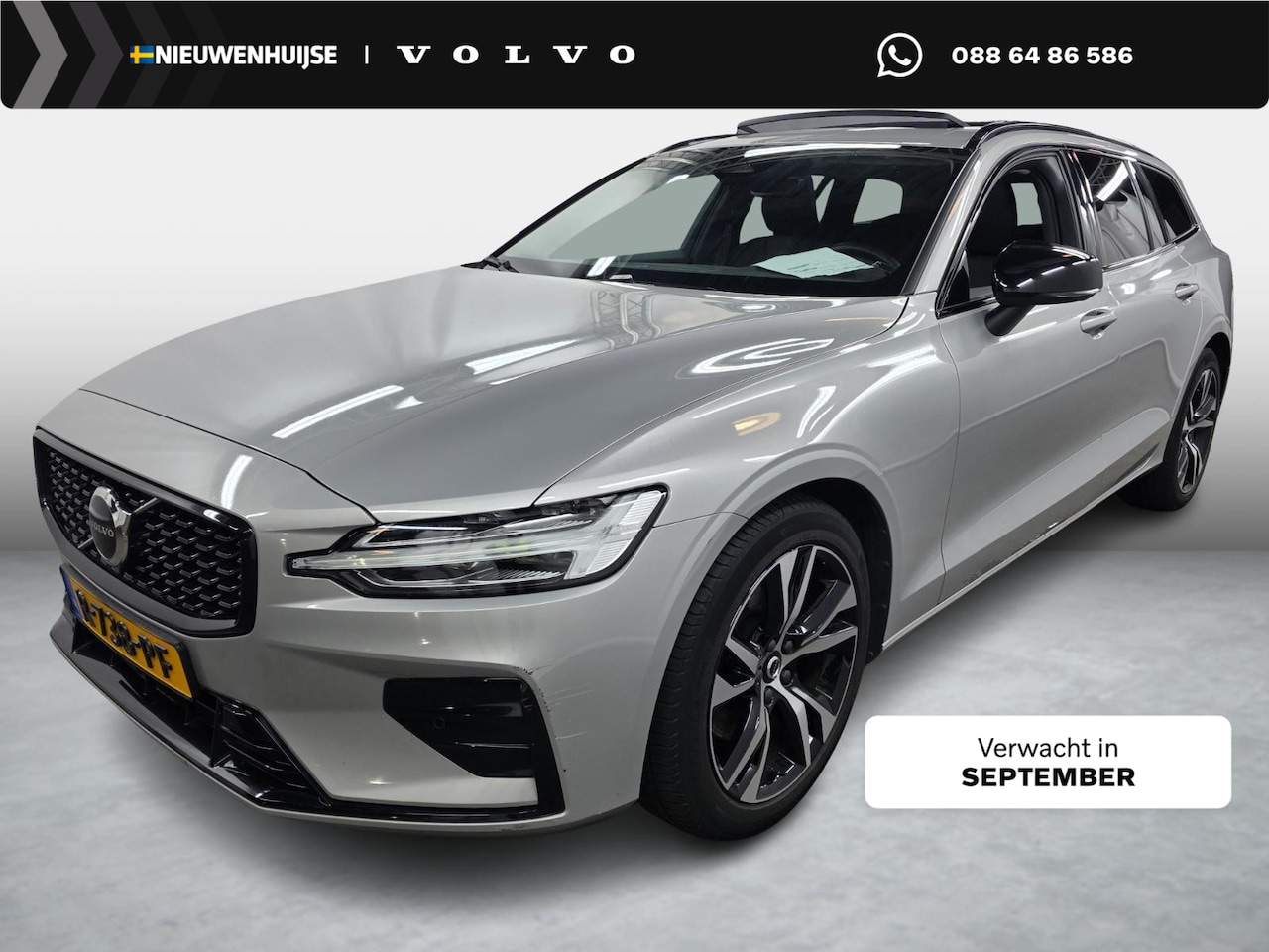 Volvo V60 - 2.0 B4 Plus Dark | Harman/Kardon | Schuif/Kantel Panoramadak | Memory | Power Seats | Stoe - AutoWereld.nl