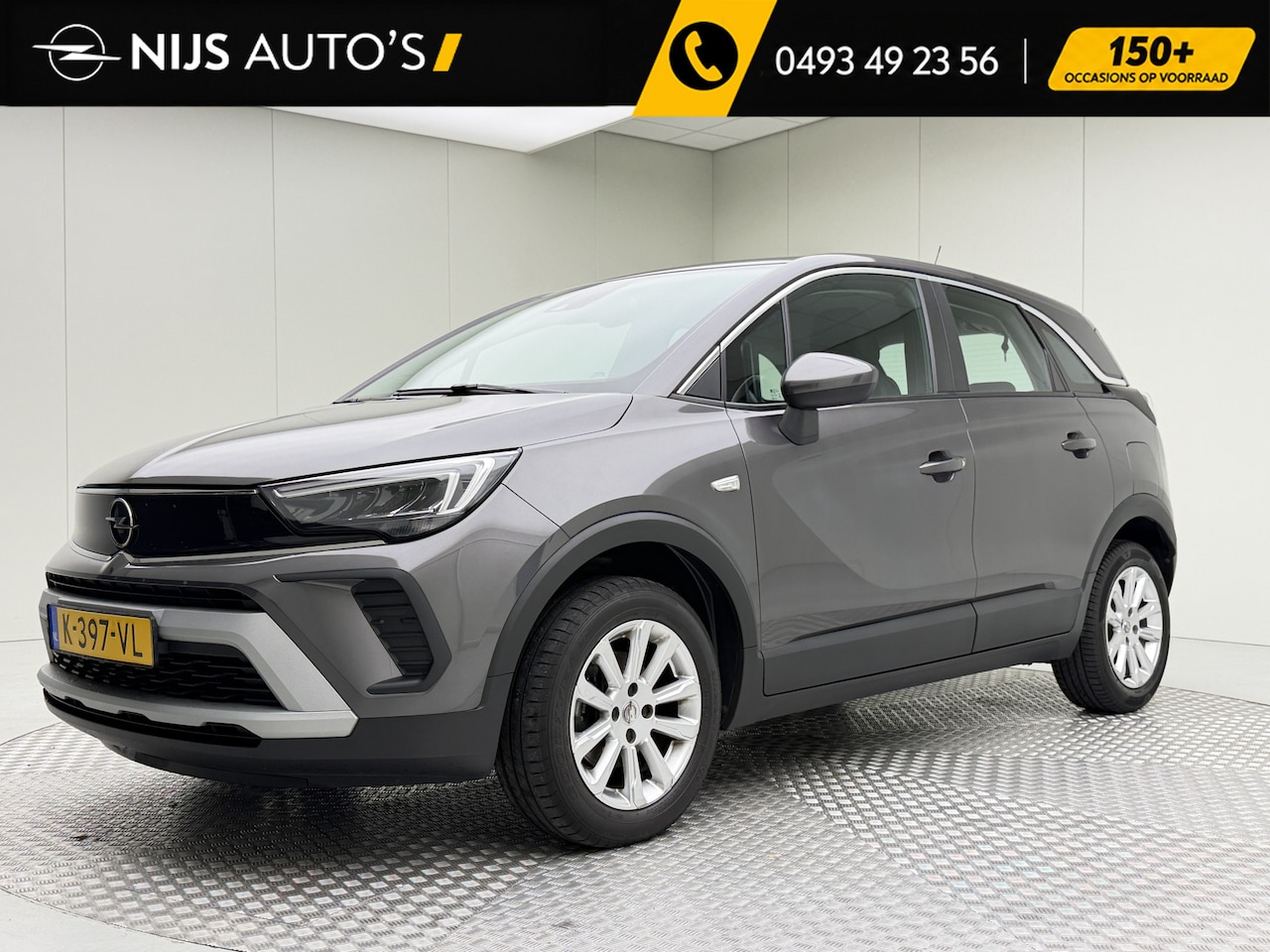 Opel Crossland - 1.2 Turbo Elegance | climate control | navigatie fullmap | carplay | bluetooth | cruise co - AutoWereld.nl