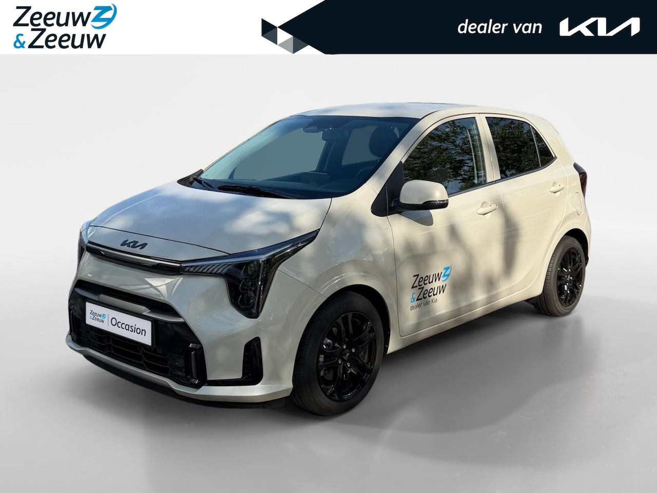 Kia Picanto - 1.0 GDi DynamicPlusLine Zwarte logo's | Applearplay | Achteruitrijcamera | Zwart lichtmeta - AutoWereld.nl