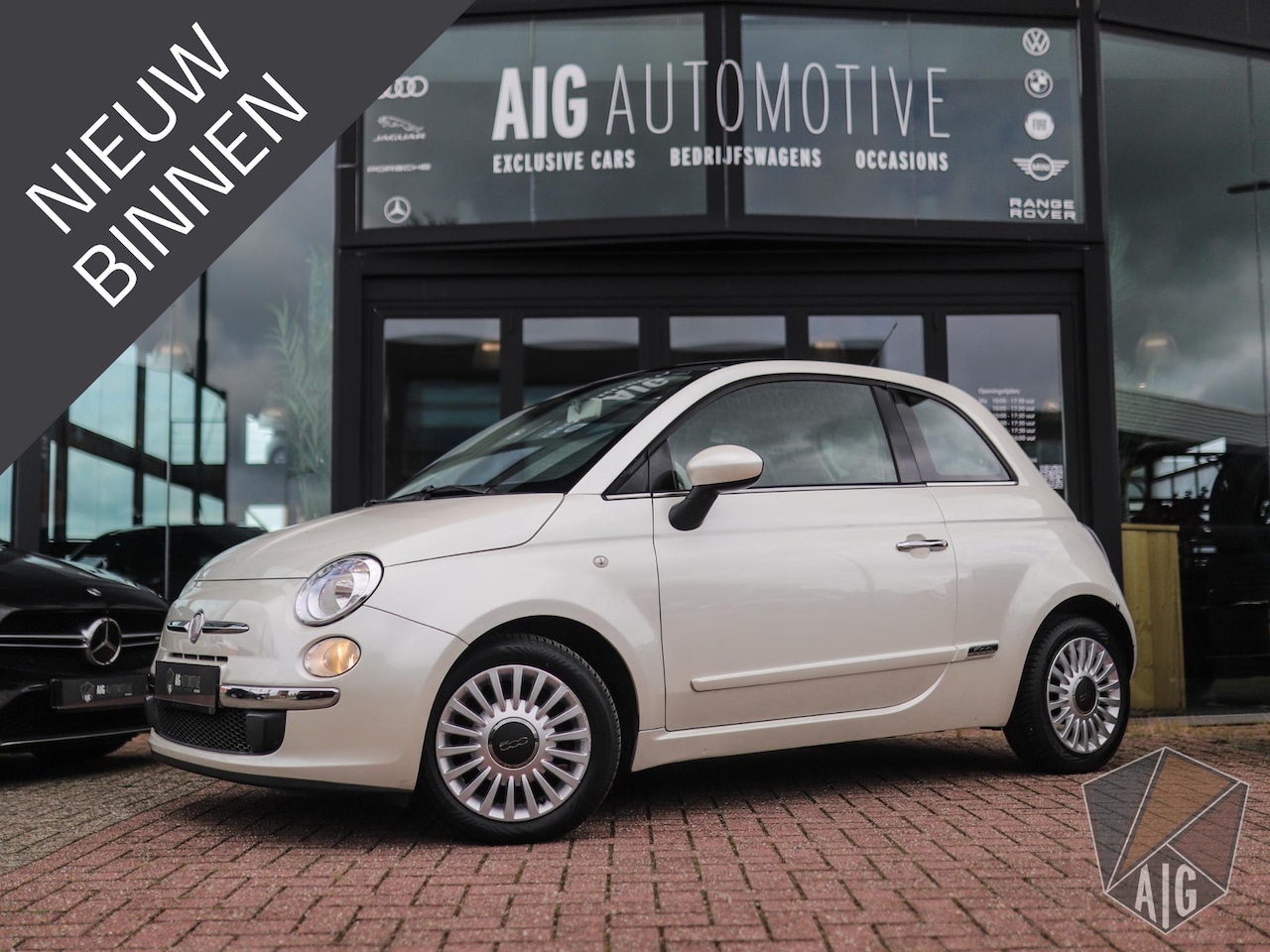 Fiat 500 - 0.9 TwinAir Lounge | Pano | Leder | Airco | AUX - AutoWereld.nl