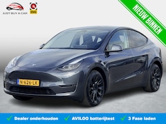 Tesla Model Y - Long Range AWD 75 kWh SOH 92, 7% | Autopilot | 20'' LM ( € 2.300 ) | 3 Fase | Stoelverwarm