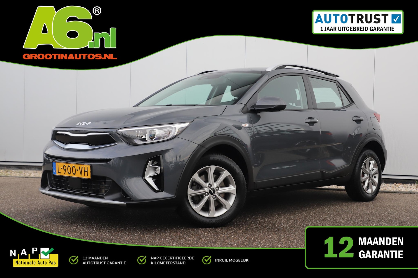 Kia Stonic - 1.0 T-GDi MHEV DynamicLine 101PK Navigatie Achteruitrijcamera Airco Cruise LMV Rijstrookse - AutoWereld.nl