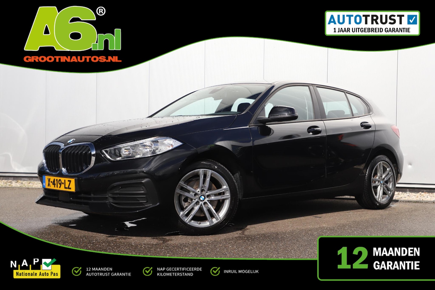 BMW 1-serie - 118i 136PK Automaat Navigatie Carplay Android Stoelverwarming 17 inch LMV Cruise Parkeerse - AutoWereld.nl