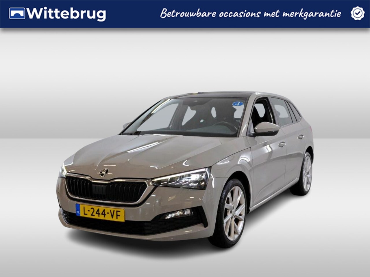 Skoda Scala - 1.0 TSI Sport Business / PANORAMADAK/ CRUISE/ DIGITAL DASH/ CLIMATE/ PARK. SENSOREN/ MULTI - AutoWereld.nl