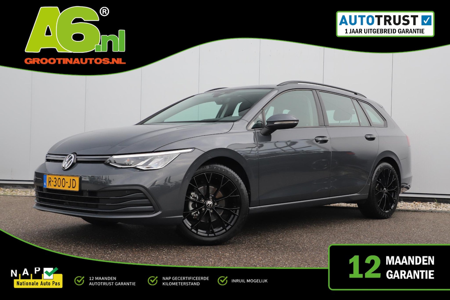 Volkswagen Golf Variant - 1.0 TSI Life 18 inch R-Line Look Velgen Virtual Cockpit Navigatie Sfeerverlichting Carplay - AutoWereld.nl