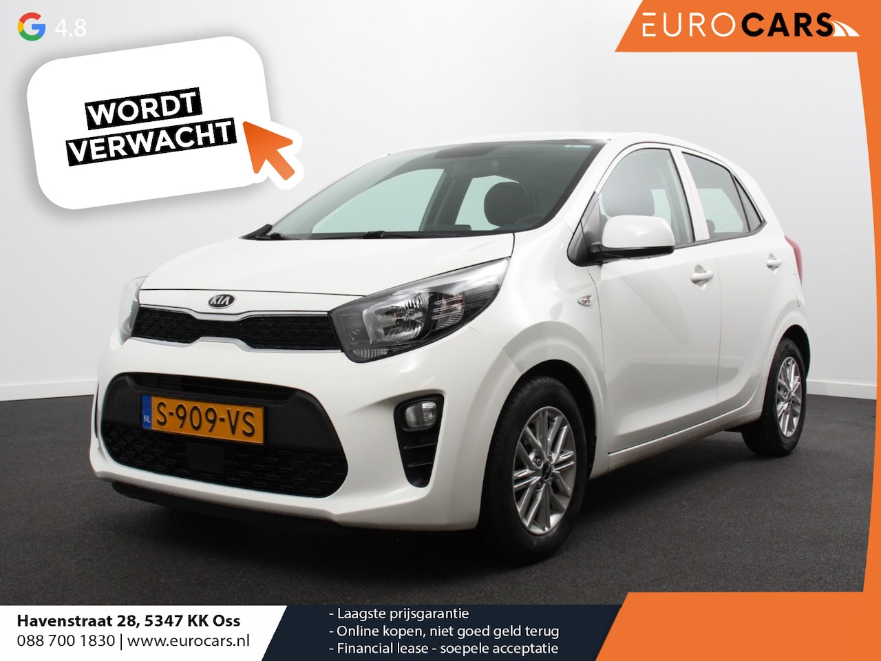 Kia Picanto - 1.0 DPi Automaat DynamicLine Navigatie Apple Carplay/Android Auto Airco Camera DAB Lichtme - AutoWereld.nl