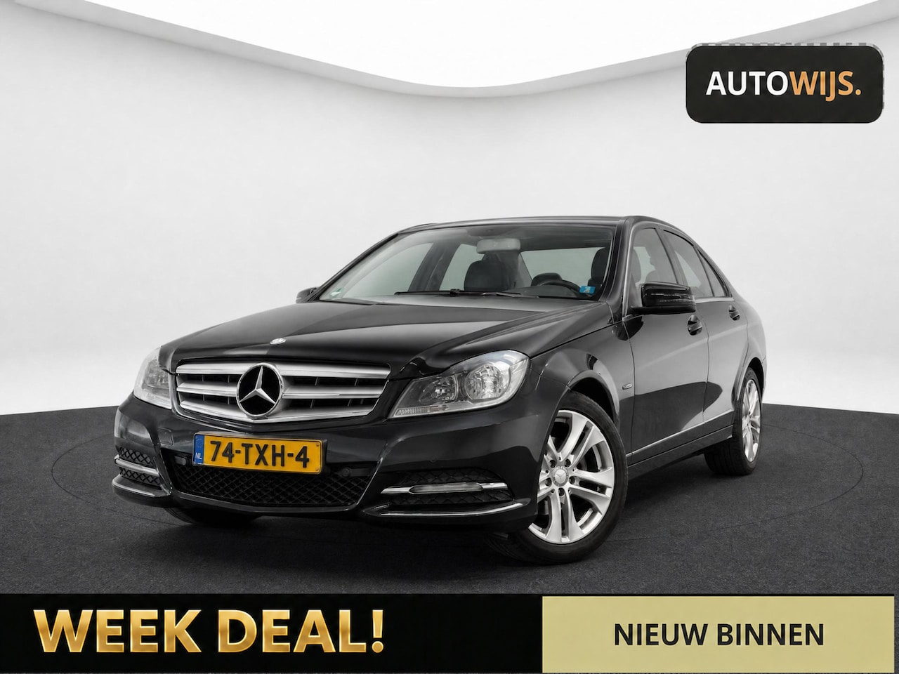 Mercedes-Benz C-klasse - 180 Business Class Avantgarde|NL AUTO|AUT|APK 5-2027|GOED ONDERHOUDEN - AutoWereld.nl