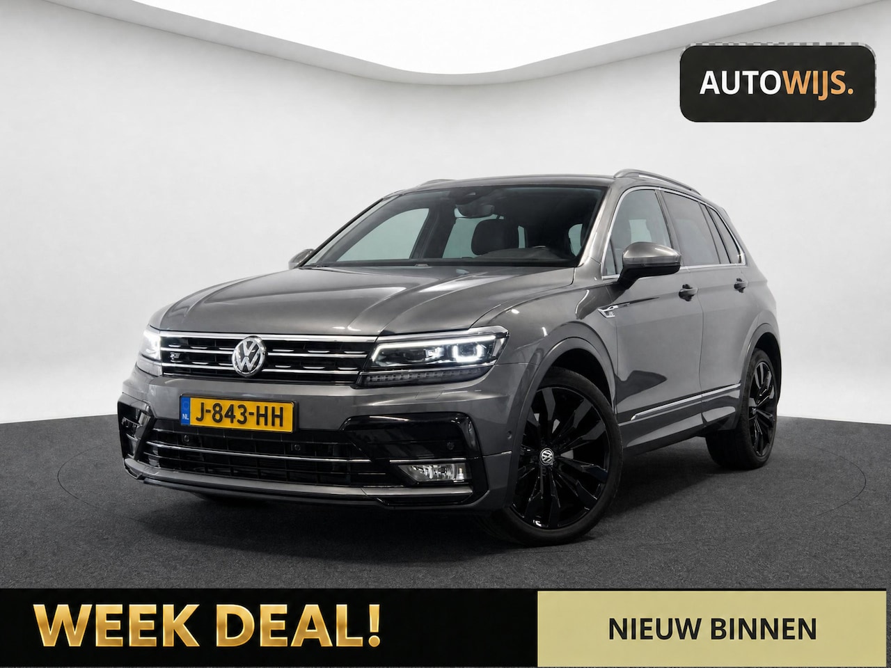 Volkswagen Tiguan - 2.0 TSI 4Motion Highline|PANO|LEDER|AUT|180PK|3x R-LINE|DIGIDASH - AutoWereld.nl