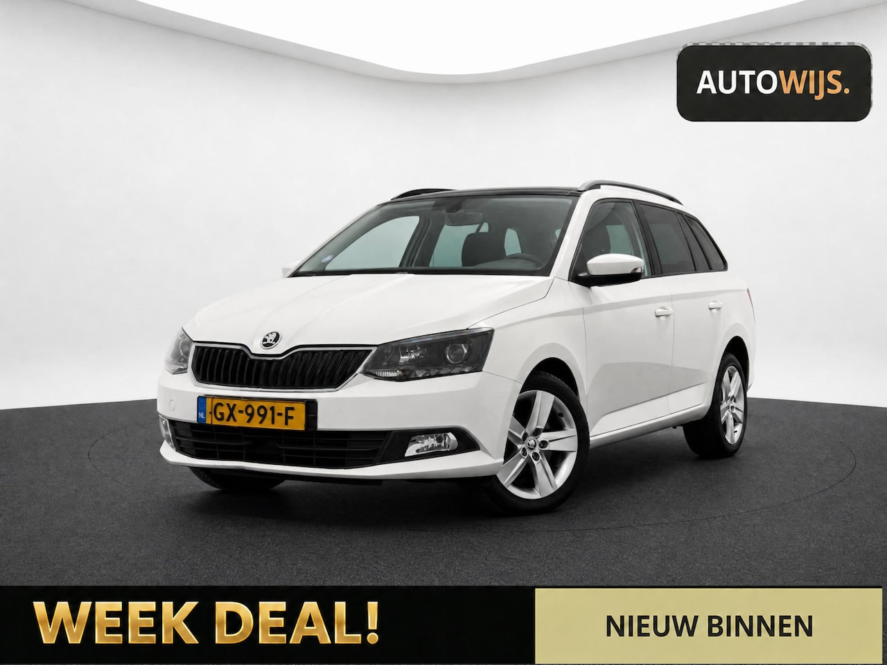 Skoda Fabia Combi - 1.2 TSI Edition|AUT|PANO|TREKHAAK|CLIMA|XENON|VOL! - AutoWereld.nl