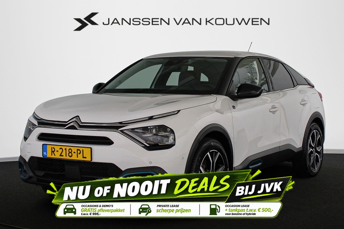 Citroën Ë-C4 - Shine 50 kWh Leder Keyless Camera Head-Up Adaptieve Cruise - AutoWereld.nl