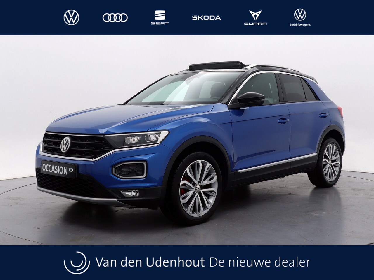 Volkswagen T-Roc - 1.5 TSI DSG 150pk Sport Navigatie Panoramadak - AutoWereld.nl