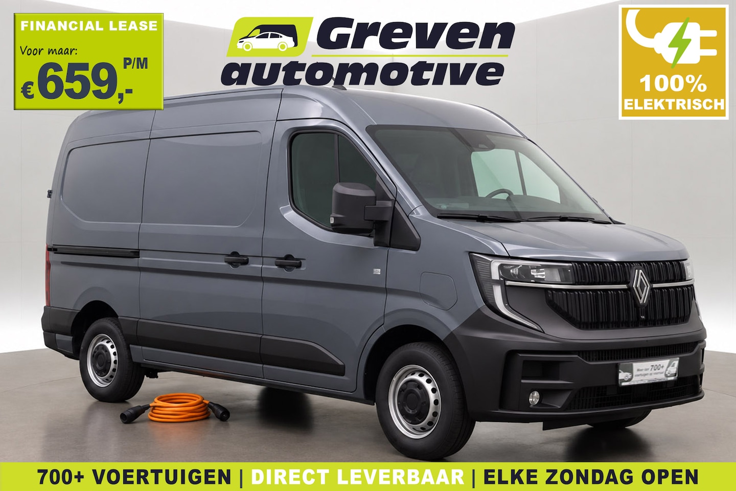 Renault Master E-Tech - 87 kWh Longe Range L2H2 | NIEUW | VERWACHT | Clima | Carplay | 2500kg Trekgew. | Camera | - AutoWereld.nl