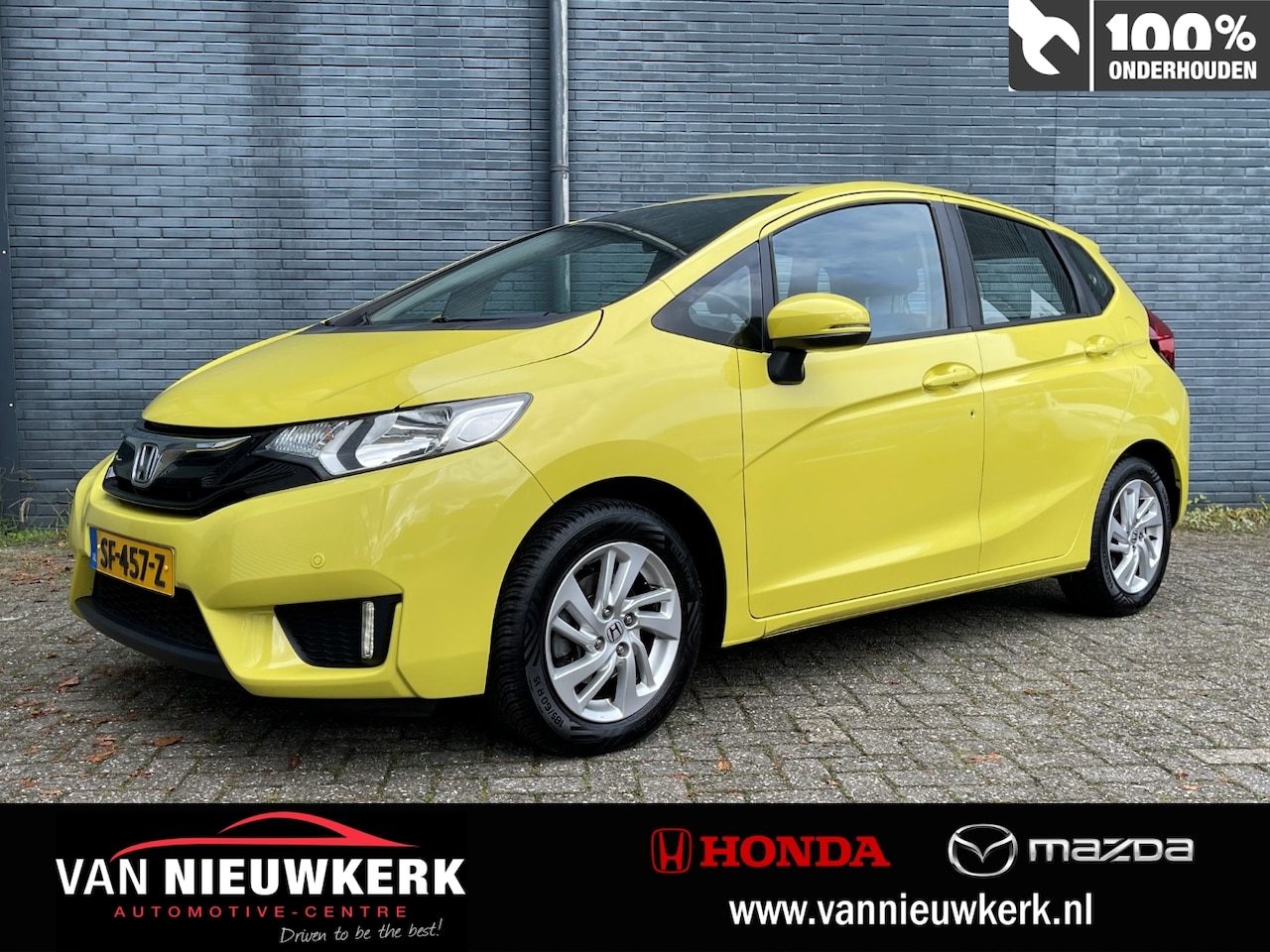 Honda Jazz - 1.3 i-VTEC 102pk Automaat Comfort | Dealeronderhouden | Cruisecontrol | Parkeersensoren | - AutoWereld.nl