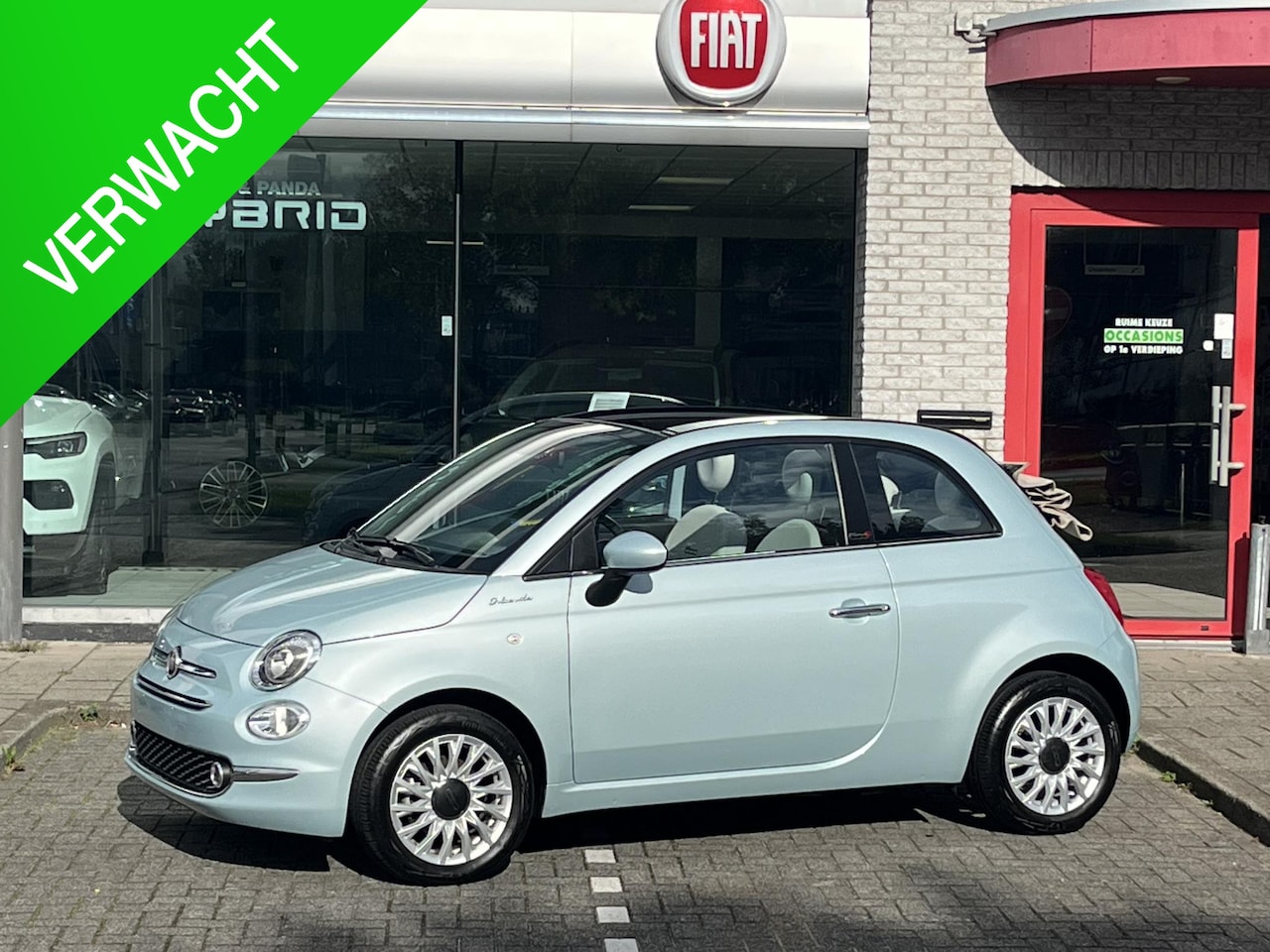 Fiat 500 C - 1.0 Hybrid Dolcevita CLIMATE|APPLE/ANDROID|PDC|15" - AutoWereld.nl