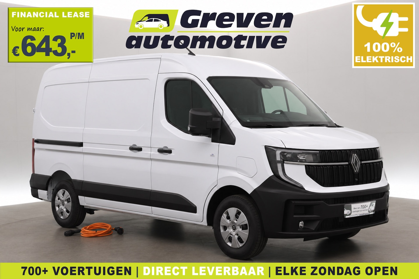 Renault Master E-Tech - 87 kWh Longe Range L2H2 | NIEUW | VERWACHT | Clima | Carplay | 2500kg Trekgew. | Camera | - AutoWereld.nl