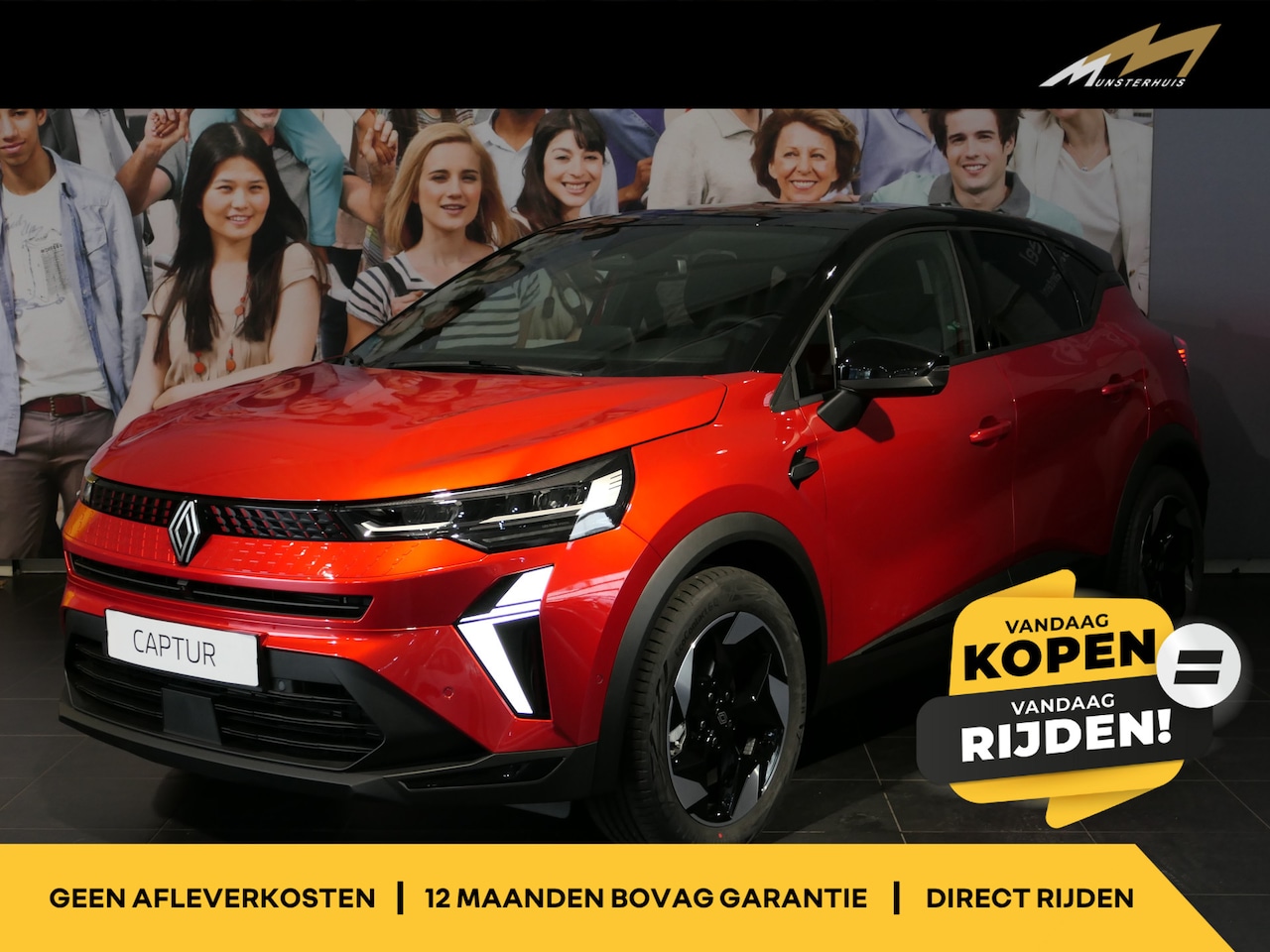 Renault Captur - 1.8 E-Tech full hybrid 160 techno Stoel/Stuur verwarmd, 360 camera, Dodehoek, Pack Driving - AutoWereld.nl